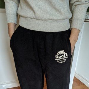 Roots Classic Black Sweatpants